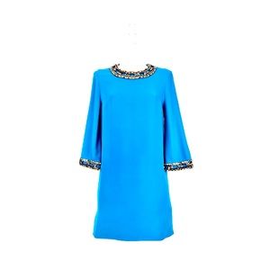 Gucci silk embellished with multi color stones